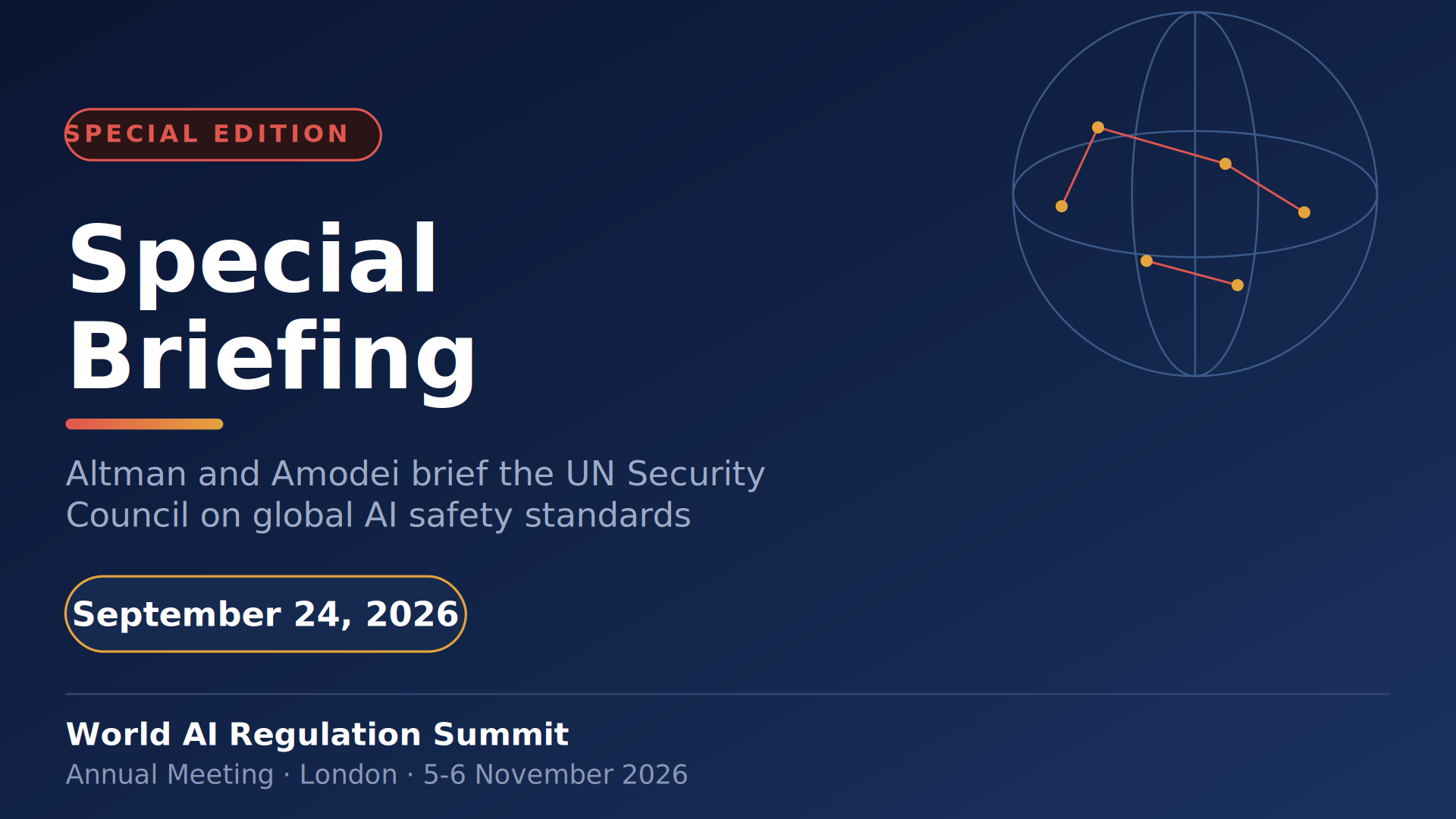 AI Regulation Special Briefing